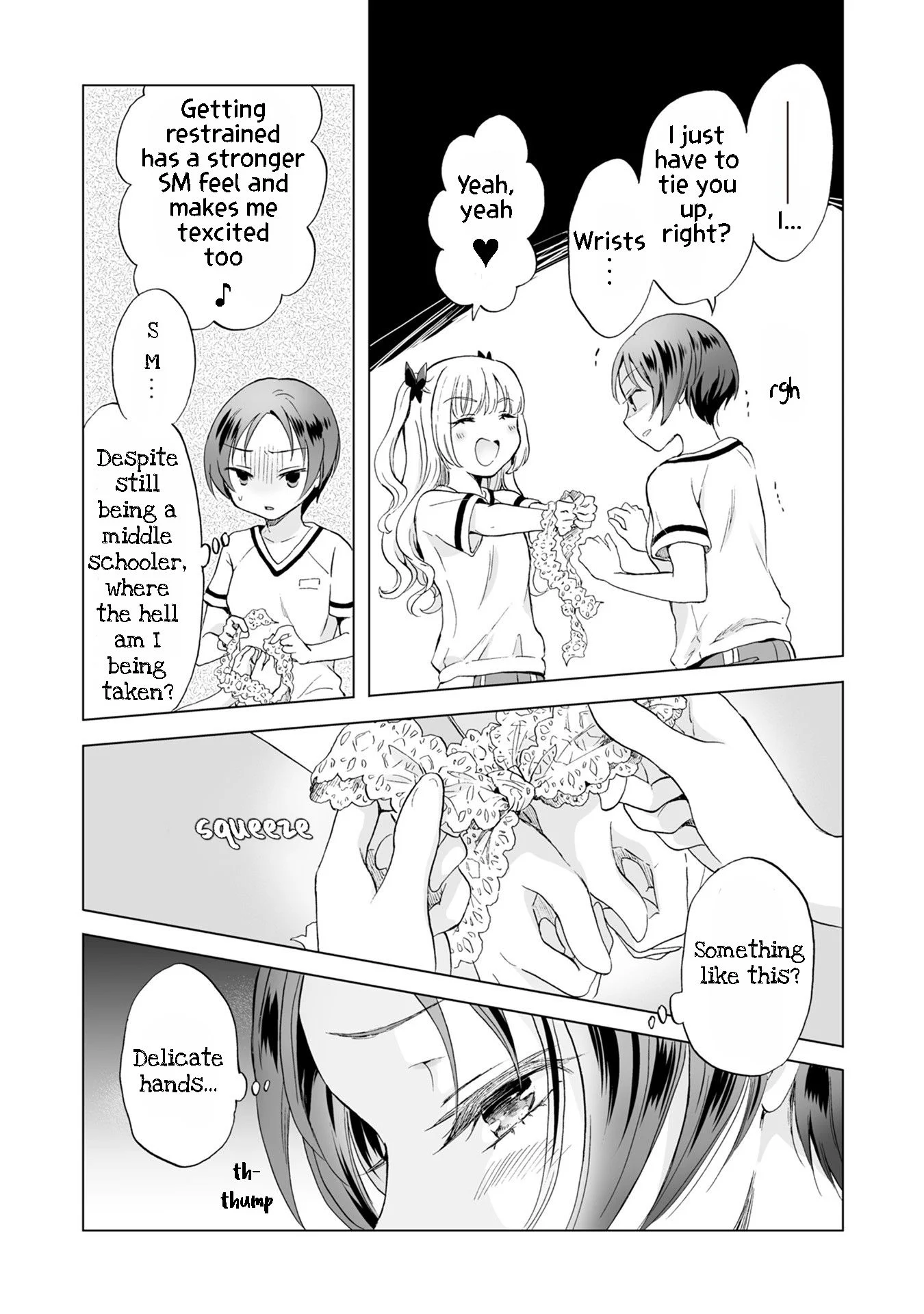 Hearts of Two Girls Will Be Connect, Only by Their Painful Acts Chapter 9 - Page 9