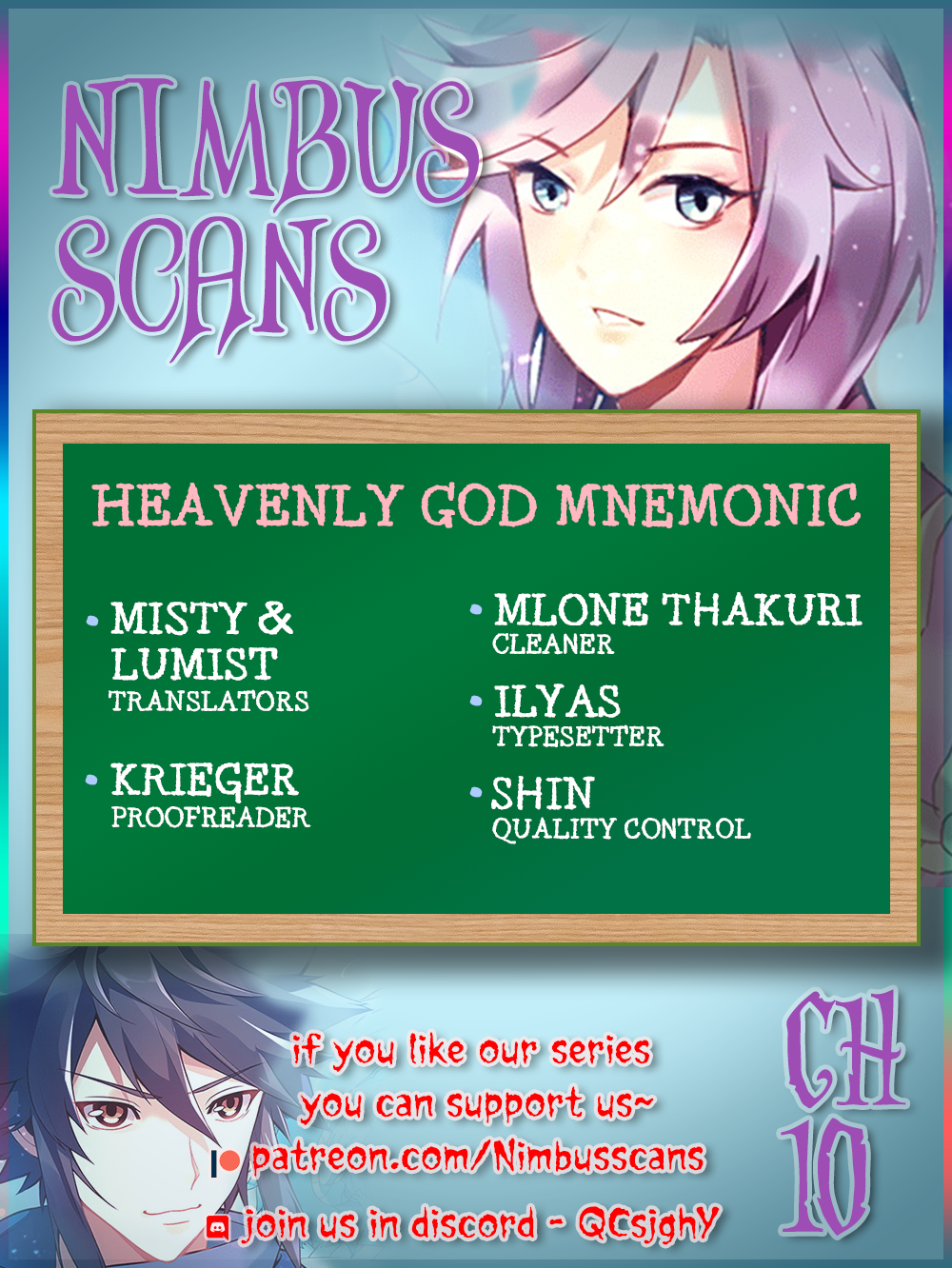 Heavenly God Mnemonic Chapter 10 - Page 0