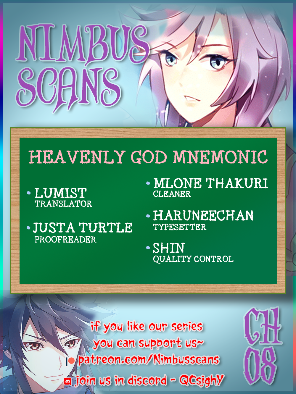 Heavenly God Mnemonic Chapter 8 - Page 0