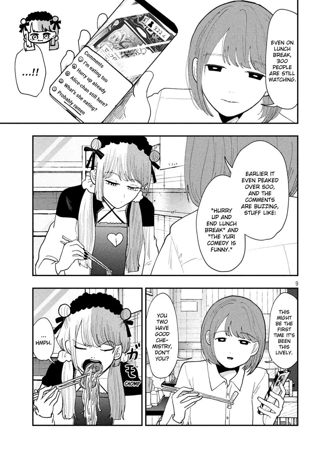 Heisei Haizanhei Sumire-chan Chapter 62 - Page 9