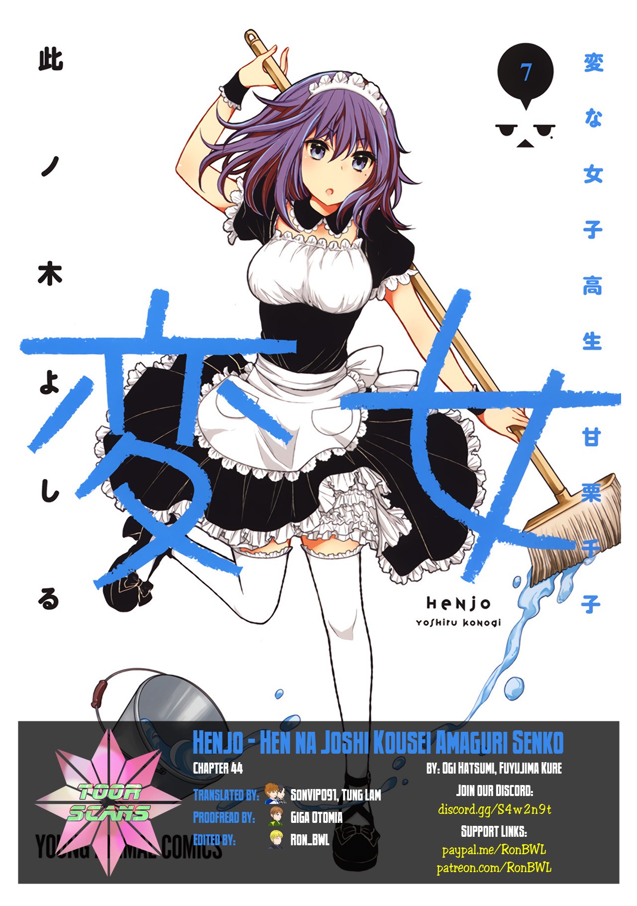 Henjo – Hen na Joshi Kousei Amaguri Senko Chapter 44 - Page 1