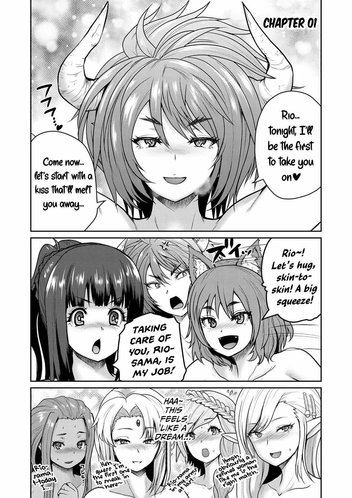 Henkyou no Ofuroya-san, Harem ni naru ~Yamaoku ni Arusabireta Onsen no Kounou ga Chiutosugite Onna Bouken-sha ni Daininkina Ken~ Chapter 1 - Page 4