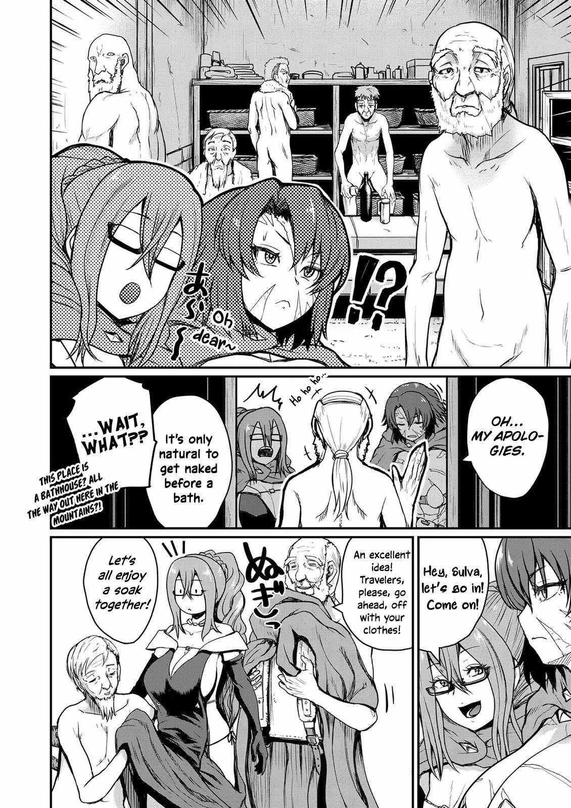 Henkyou no Ofuroya-san, Harem ni naru ~Yamaoku ni Arusabireta Onsen no Kounou ga Chiutosugite Onna Bouken-sha ni Daininkina Ken~ Chapter 1 - Page 9