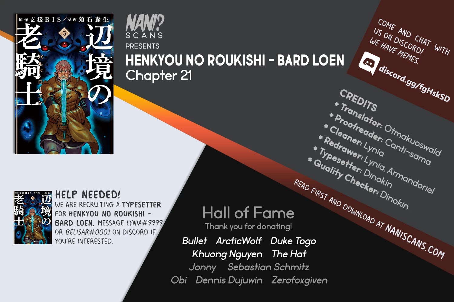Henkyou no Roukishi – Bard Loen Chapter 21 - Page 0