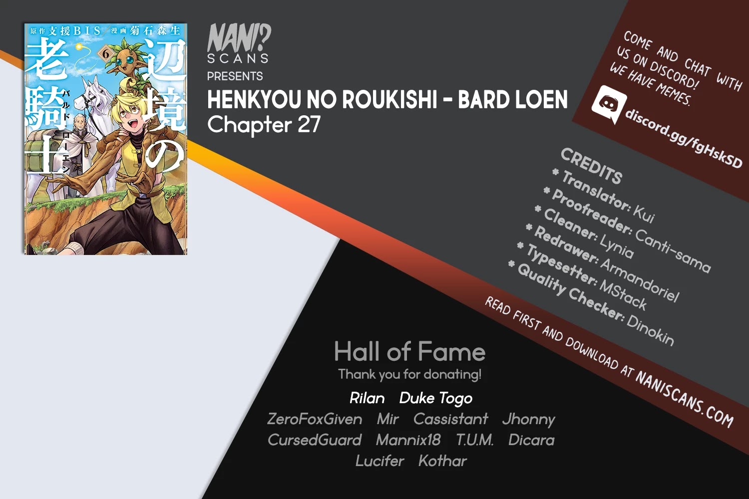 Henkyou no Roukishi – Bard Loen Chapter 27 - Page 0
