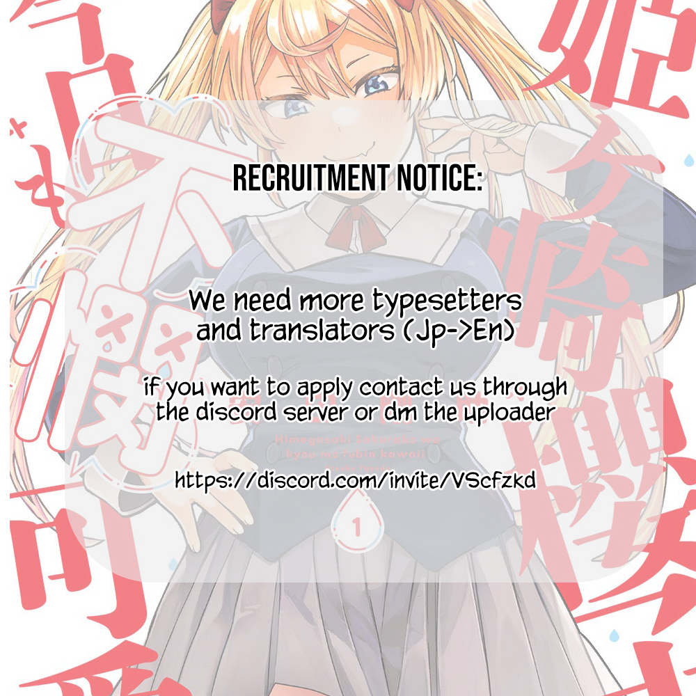 Himegasaki Sakurako wa Kyoumo Fubin Kawaii! Chapter 10 - Page 19