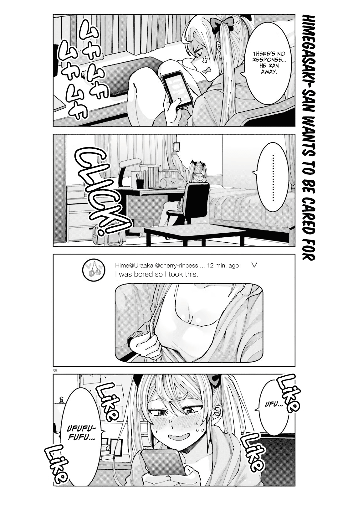 Himegasaki Sakurako wa Kyoumo Fubin Kawaii! Chapter 4 - Page 7