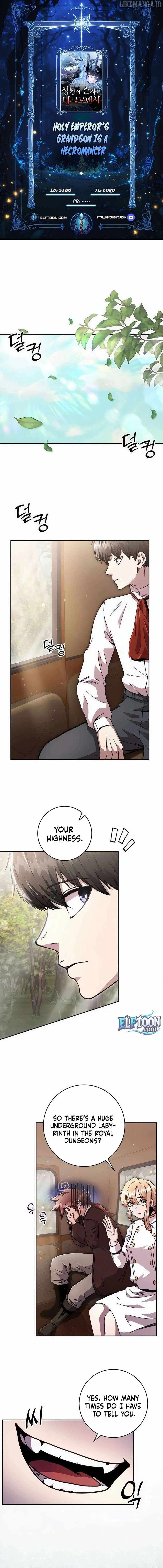 Holy Emperor’s Grandson is a Necromancer Chapter 85 - Page 0