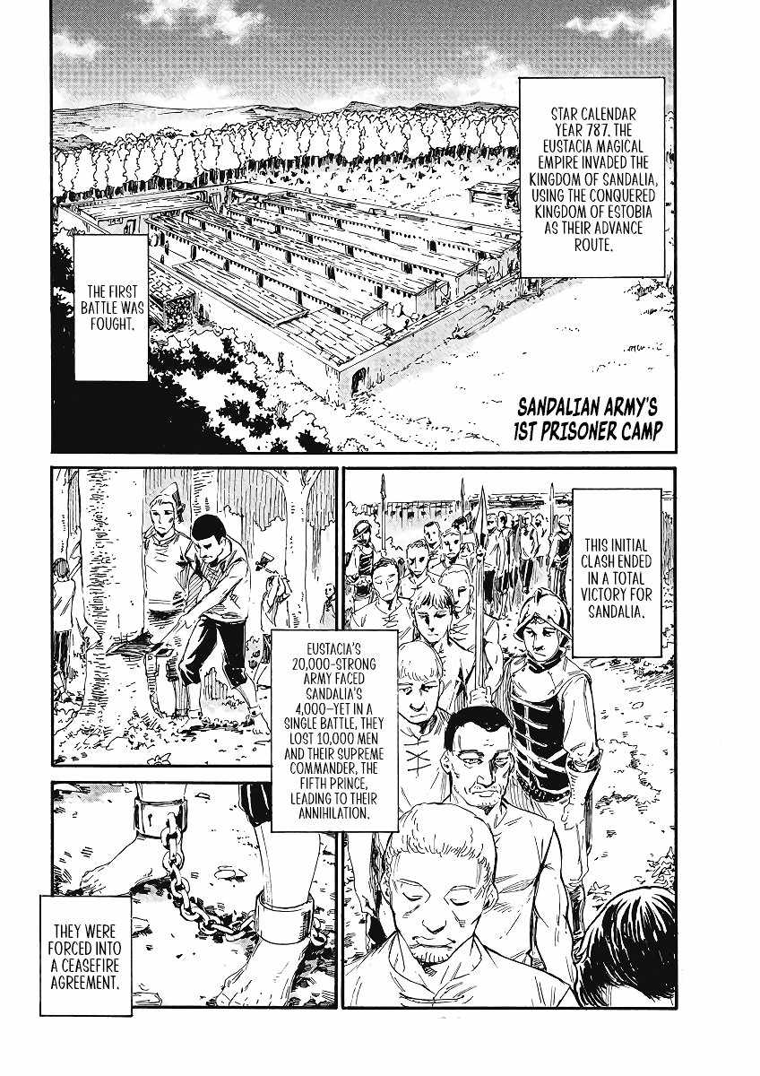 Horyo Eiyuu ~Sute koma ni sareta Kendo wa Tekikoku de Nariagaru~ Chapter 2 - Page 2