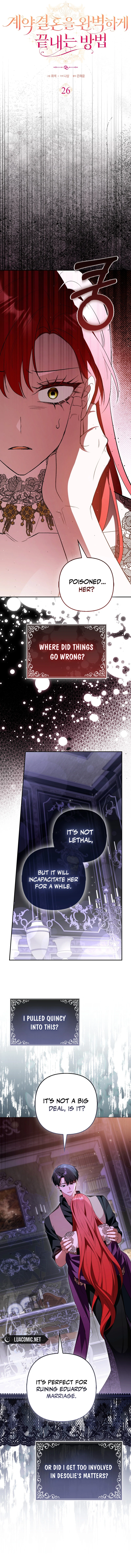 How to Perfectly End a Contract Marriage Chapter 26 - Page 7