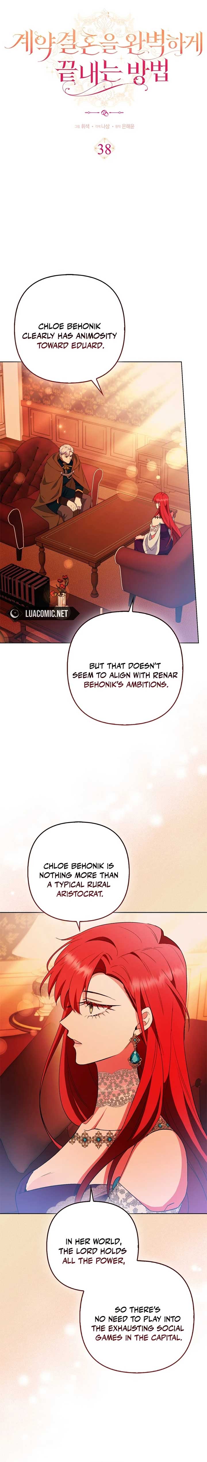 How to Perfectly End a Contract Marriage Chapter 38 - Page 2