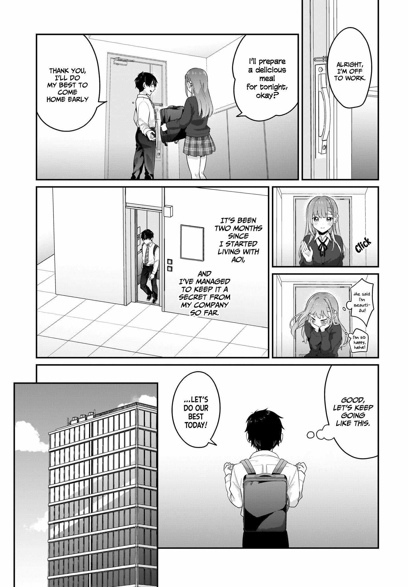 I, a Tired Office Worker, Start Living Together With a Beautiful Highschool Girl Whom I Met Again After 7 Years Chapter 7 - Page 5