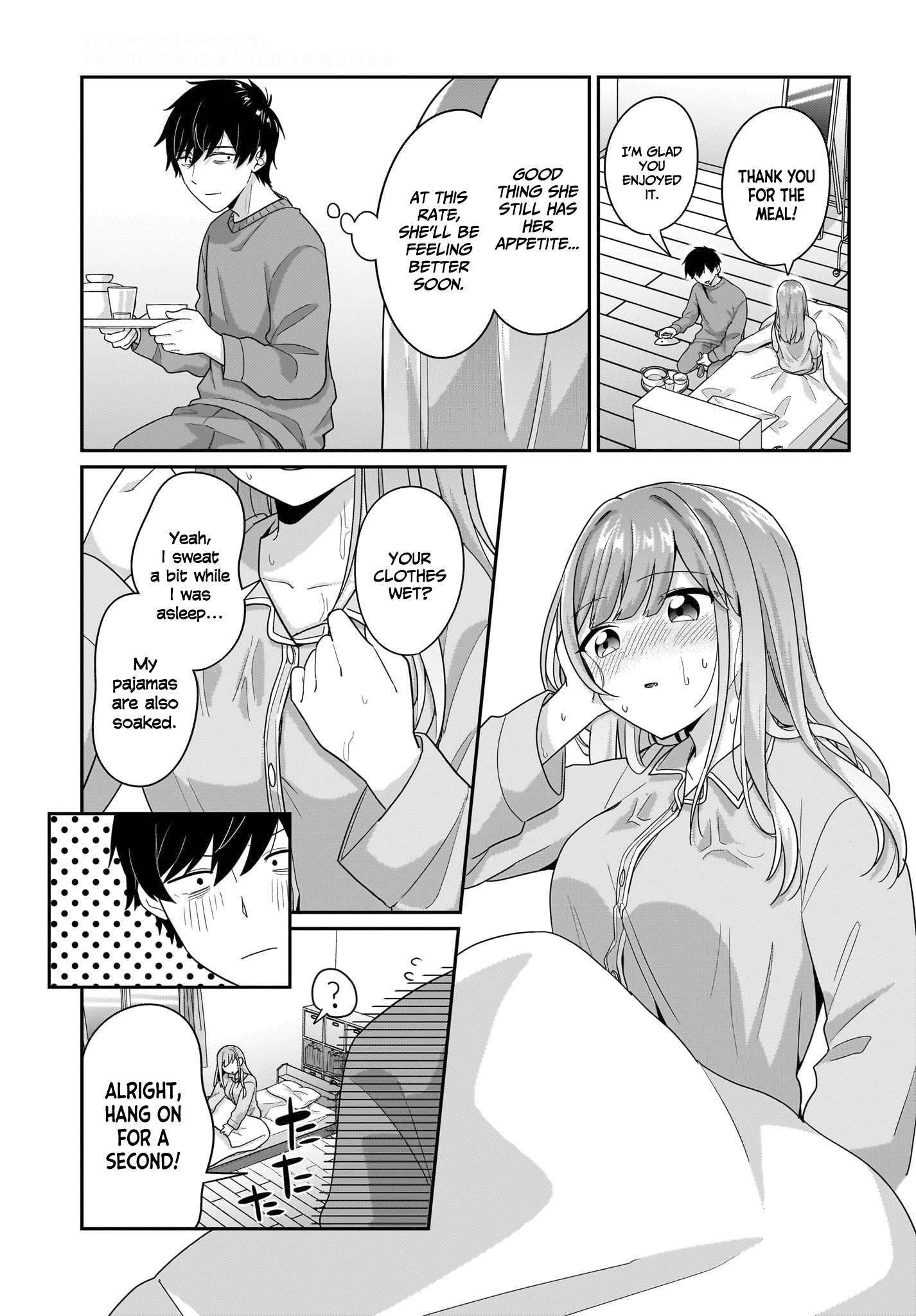 I, a Tired Office Worker, Start Living Together With a Beautiful Highschool Girl Whom I Met Again After 7 Years Chapter 9 - Page 10