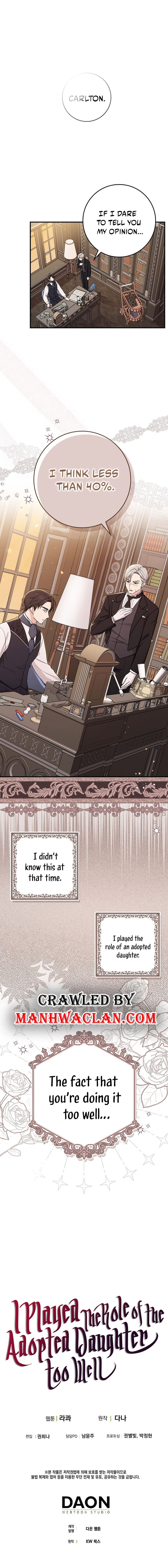 I Acted as the Adopted Daughter Too Well Chapter 2 - Page 9