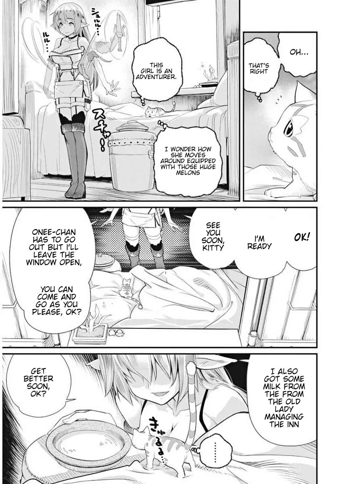 I Am Behemoth of the S Rank Monster but I Am Mistaken as a Cat and I Live as a Pet of Elf Girl Chapter 1 - Page 27
