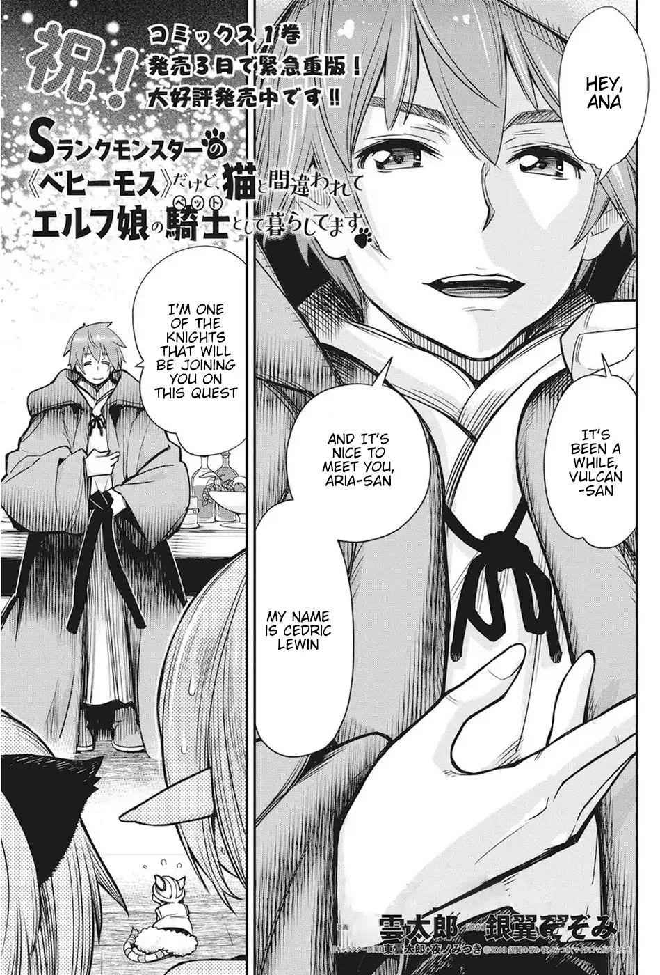 I Am Behemoth of the S Rank Monster but I Am Mistaken as a Cat and I Live as a Pet of Elf Girl Chapter 10 - Page 1