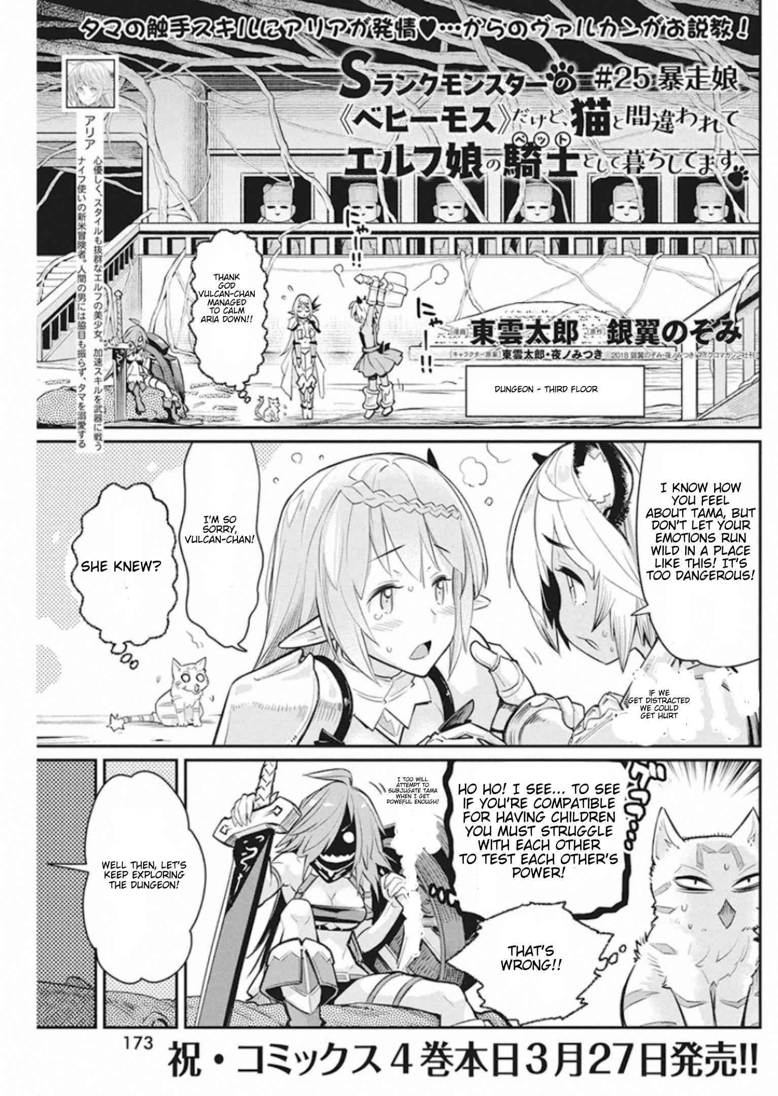I Am Behemoth of the S Rank Monster but I Am Mistaken as a Cat and I Live as a Pet of Elf Girl Chapter 25 - Page 1