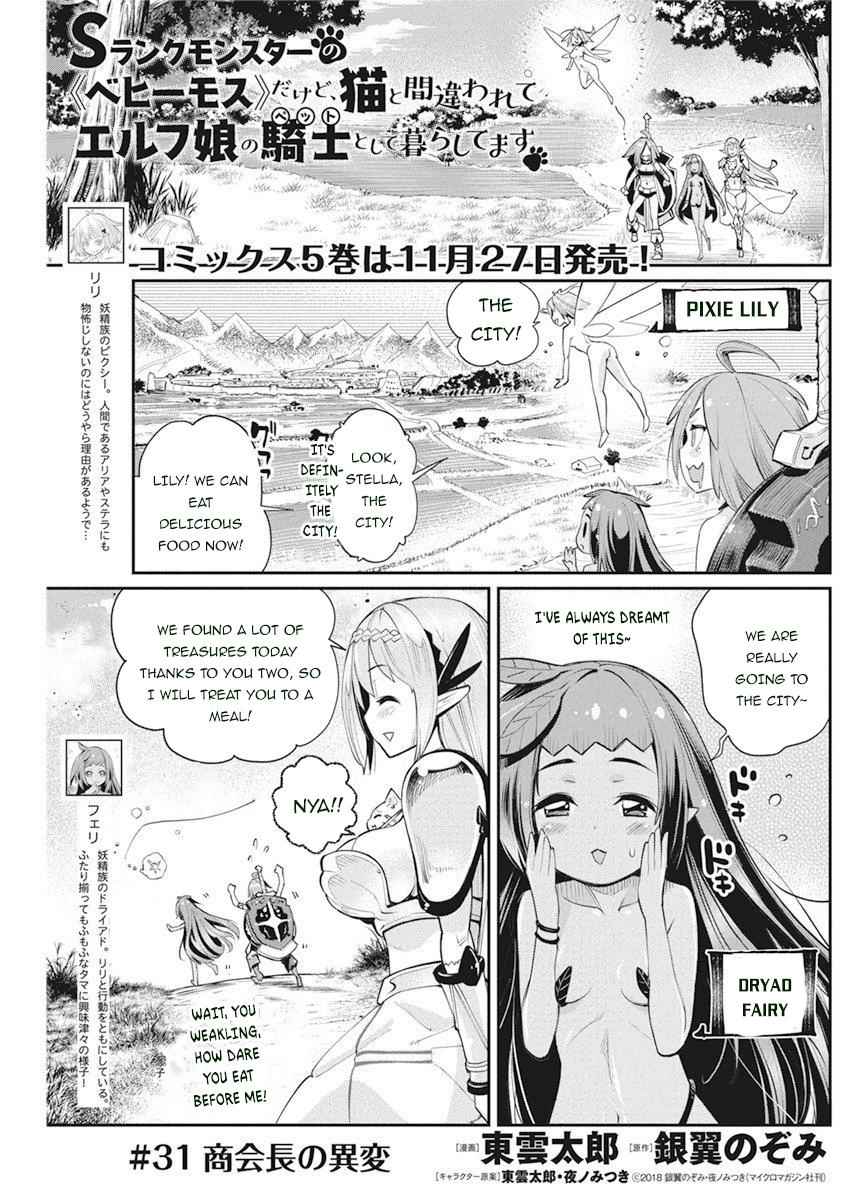 I Am Behemoth of the S Rank Monster but I Am Mistaken as a Cat and I Live as a Pet of Elf Girl Chapter 31 - Page 2