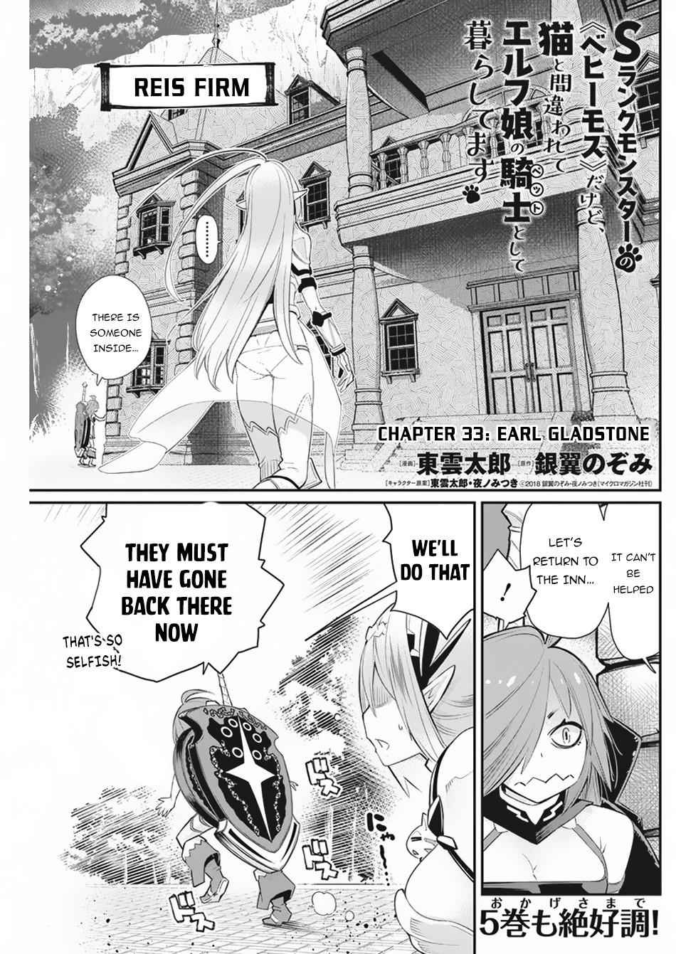 I Am Behemoth of the S Rank Monster but I Am Mistaken as a Cat and I Live as a Pet of Elf Girl Chapter 33 - Page 2