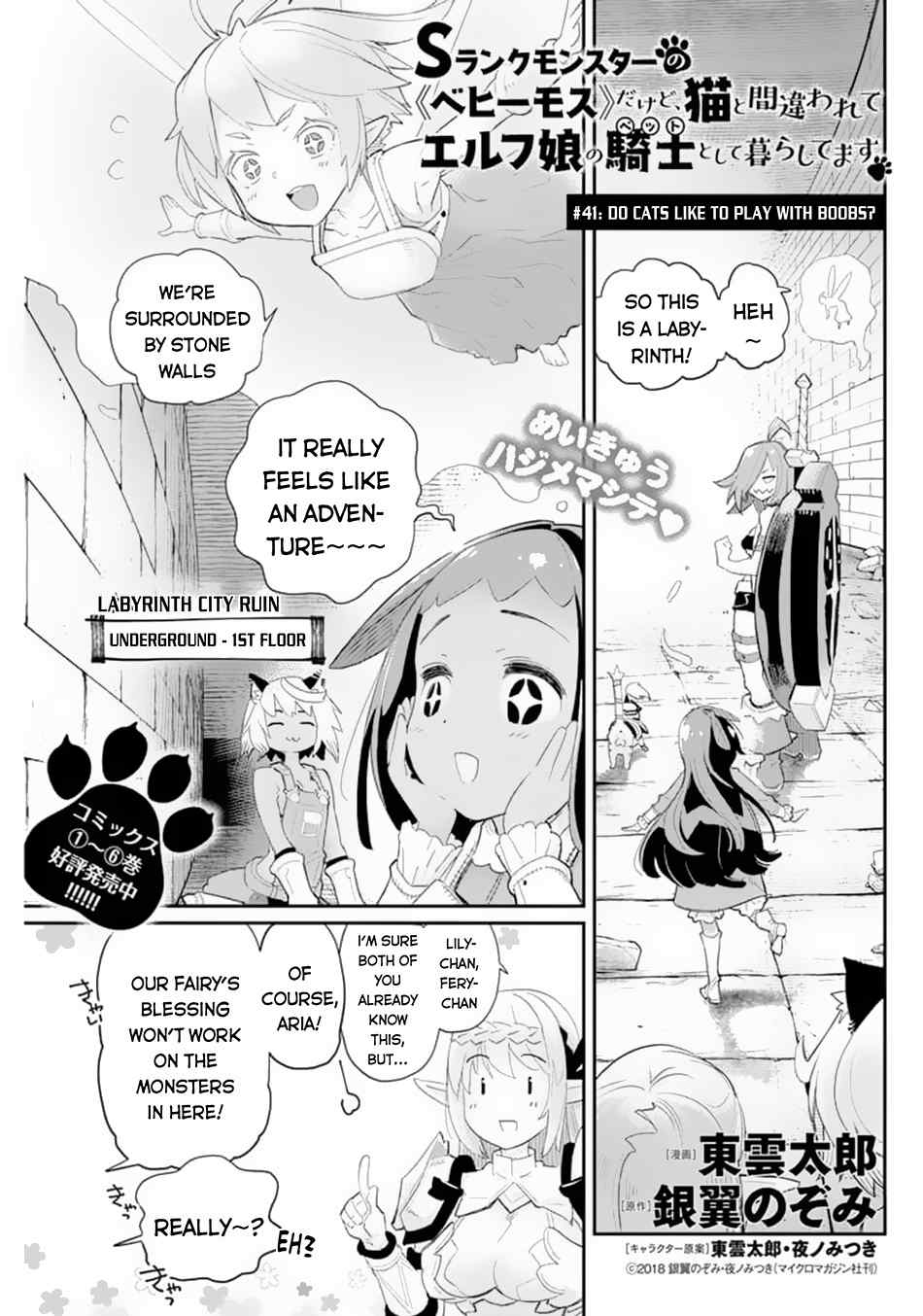 I Am Behemoth of the S Rank Monster but I Am Mistaken as a Cat and I Live as a Pet of Elf Girl Chapter 41 - Page 2