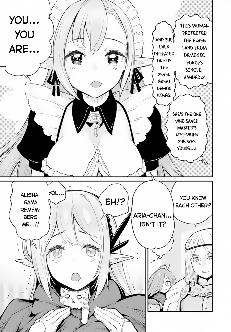 I Am Behemoth of the S Rank Monster but I Am Mistaken as a Cat and I Live as a Pet of Elf Girl Chapter 45 - Page 11