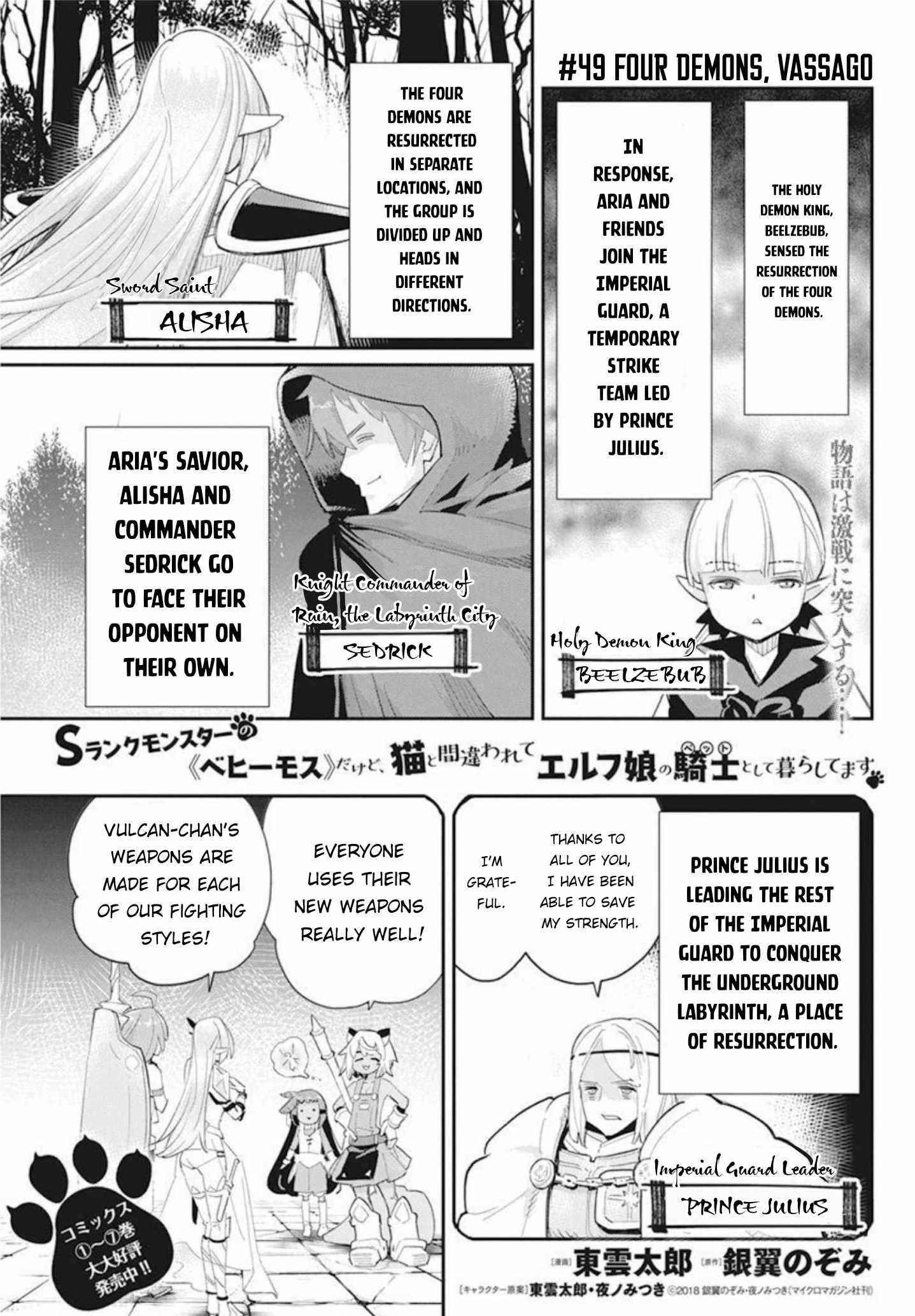 I Am Behemoth of the S Rank Monster but I Am Mistaken as a Cat and I Live as a Pet of Elf Girl Chapter 49 - Page 2