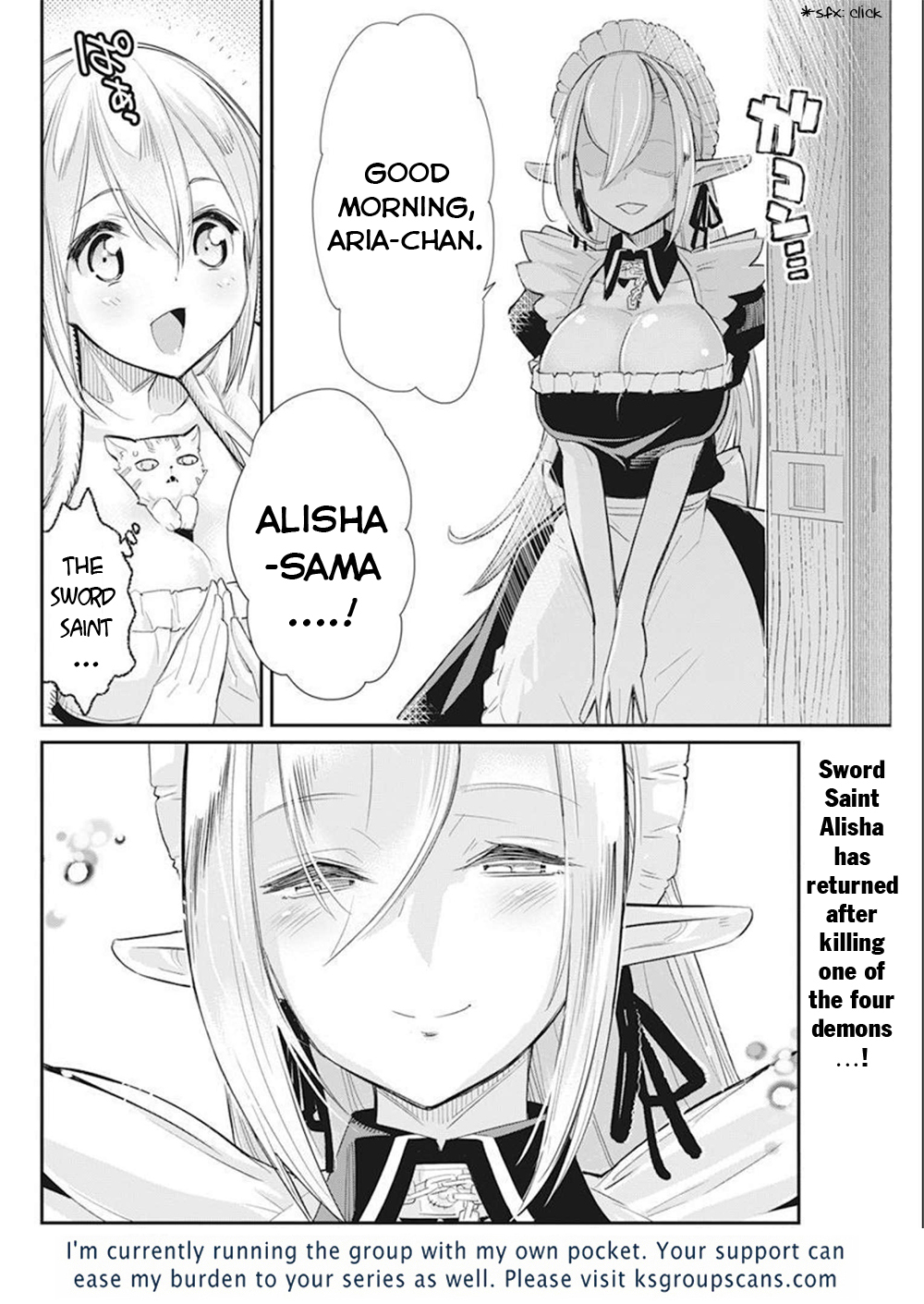 I Am Behemoth of the S Rank Monster but I Am Mistaken as a Cat and I Live as a Pet of Elf Girl Chapter 52 - Page 25