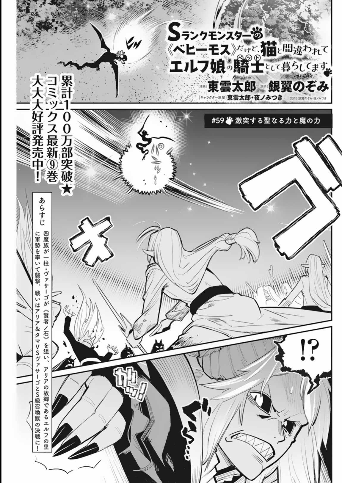 I Am Behemoth of the S Rank Monster but I Am Mistaken as a Cat and I Live as a Pet of Elf Girl Chapter 59 - Page 2