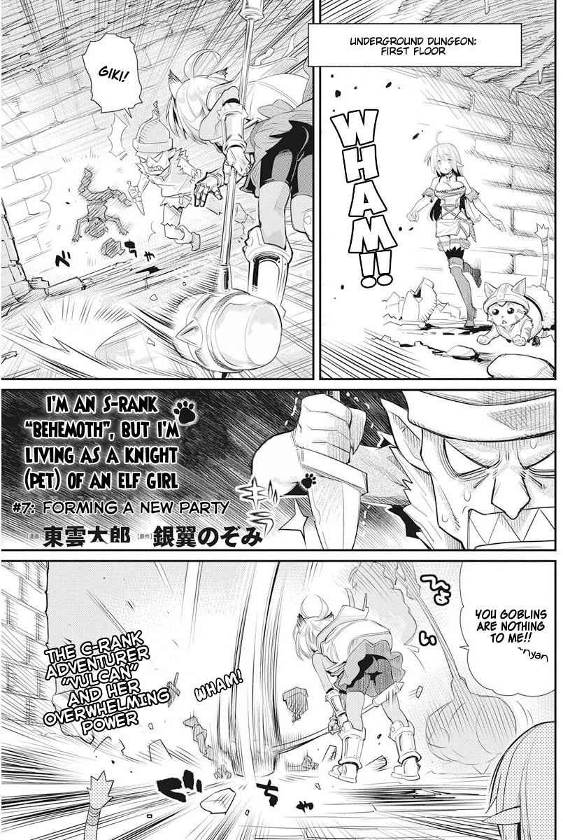 I Am Behemoth of the S Rank Monster but I Am Mistaken as a Cat and I Live as a Pet of Elf Girl Chapter 7 - Page 2