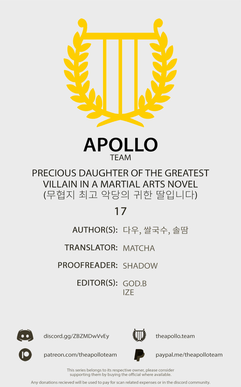 I Am the Precious Daughter of the Greatest Villain in the Fantasy World Chapter 17 - Page 0