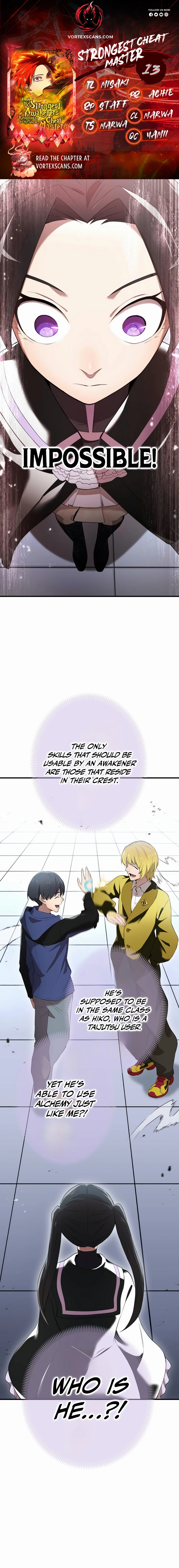 I Am the Strongest Awakeners, Recognized by All of the World’s Cheat Masters Chapter 13 - Page 0