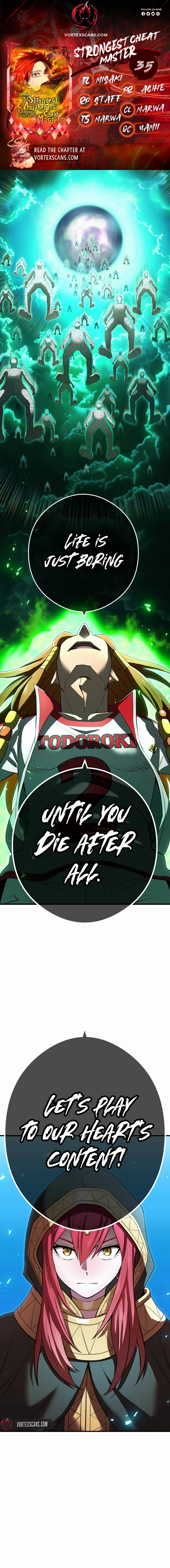 I Am the Strongest Awakeners, Recognized by All of the World’s Cheat Masters Chapter 35 - Page 0
