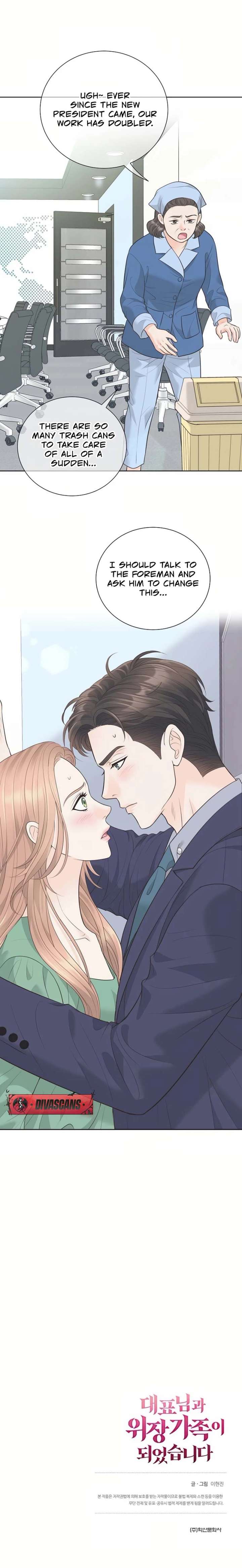 I Became a Fake Family With My Boss Chapter 18 - Page 10
