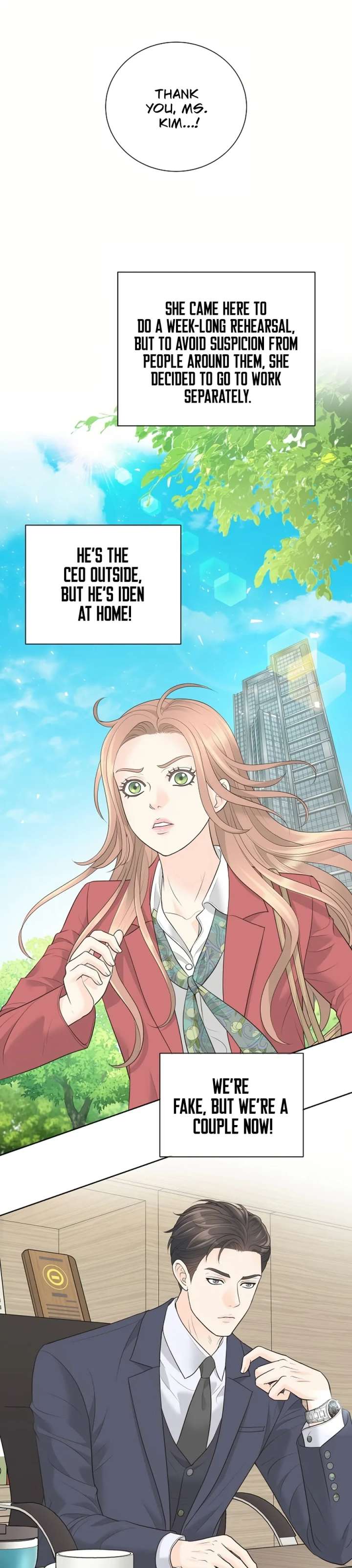 I Became a Fake Family With My Boss Chapter 22 - Page 35