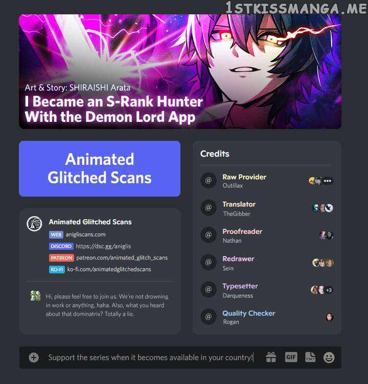 I Became an S-Rank Hunter with the Demon Lord App Chapter 39 - Page 0
