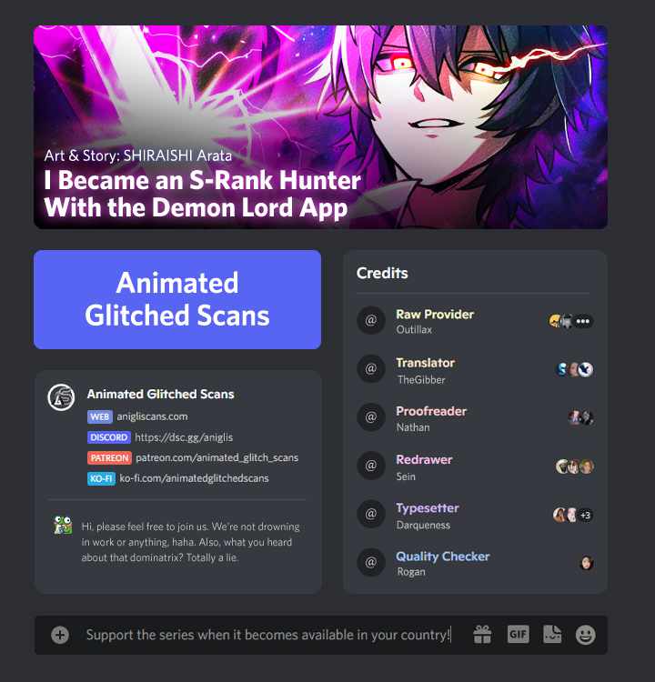 I Became an S-Rank Hunter with the Demon Lord App Chapter 40 - Page 0
