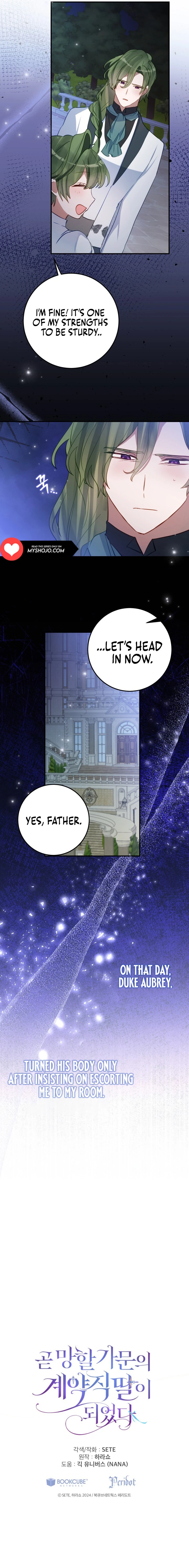 I Became the Contract Daughter of the Soon-to-be-Ruined Family Chapter 36 - Page 9