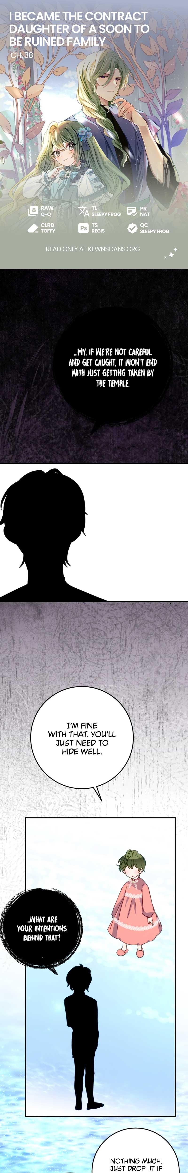 I Became the Contract Daughter of the Soon-to-be-Ruined Family Chapter 38 - Page 0