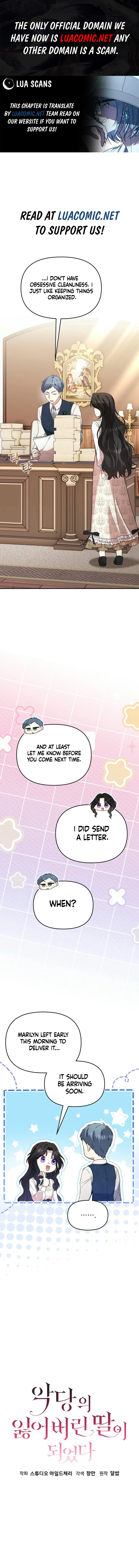 I Became the Lost Daughter of the Villain Chapter 15 - Page 0