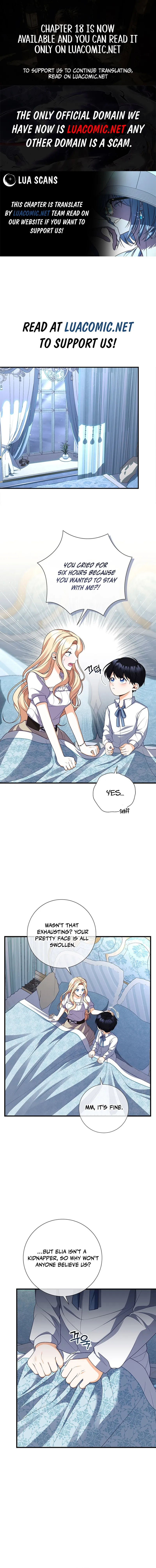 I Became the Mother of the Supporting Male Lead’s Son Chapter 4 - Page 0