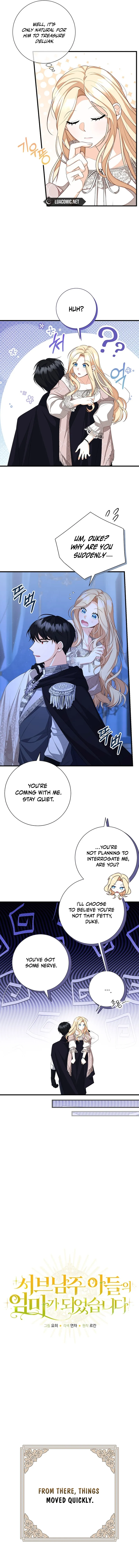 I Became the Mother of the Supporting Male Lead’s Son Chapter 8 - Page 5