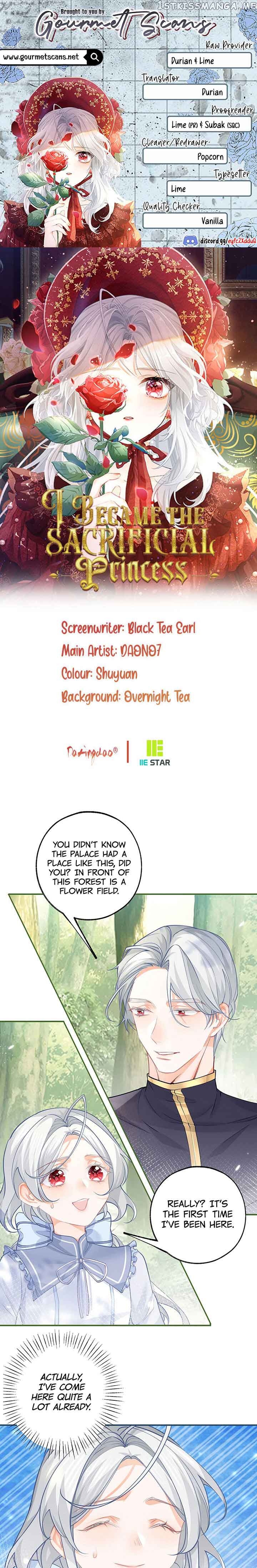 I Became the Sacrificial Princess Chapter 104 - Page 1