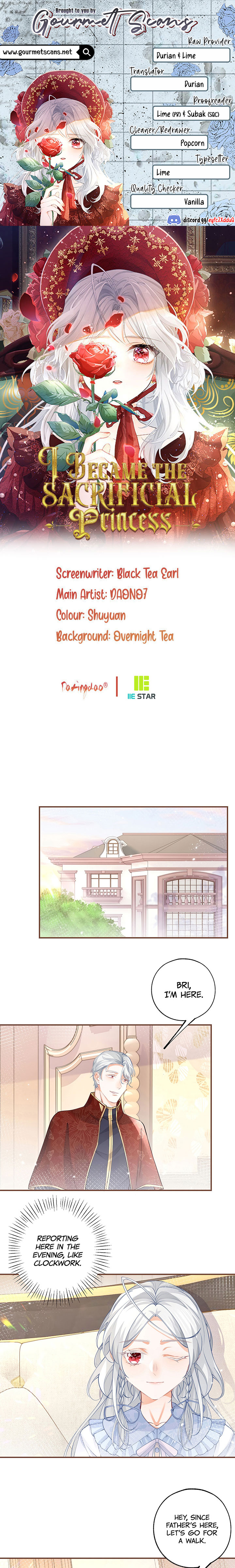 I Became the Sacrificial Princess Chapter 111 - Page 1