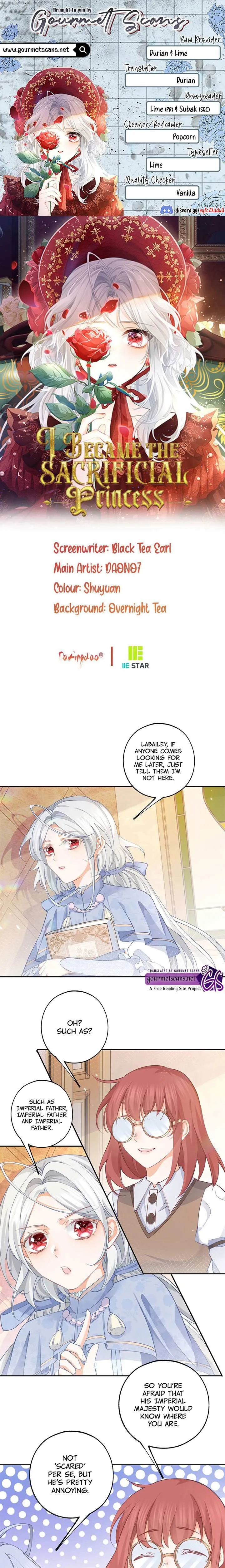 I Became the Sacrificial Princess Chapter 116 - Page 1