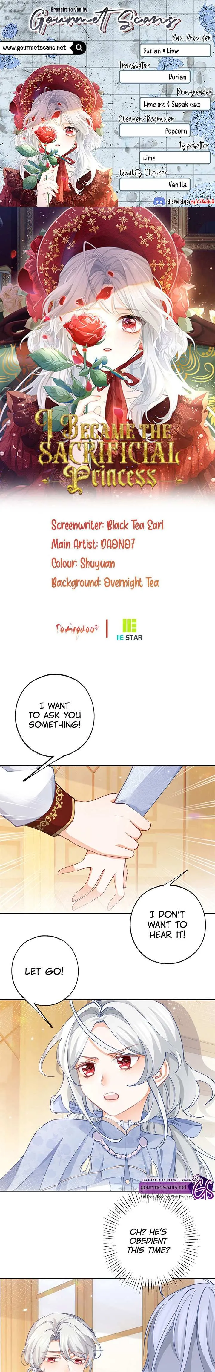 I Became the Sacrificial Princess Chapter 119 - Page 1