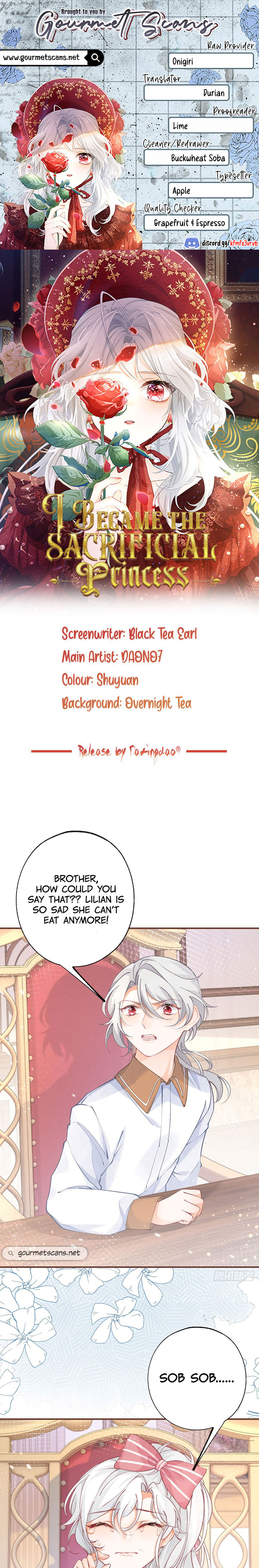 I Became the Sacrificial Princess Chapter 28 - Page 1