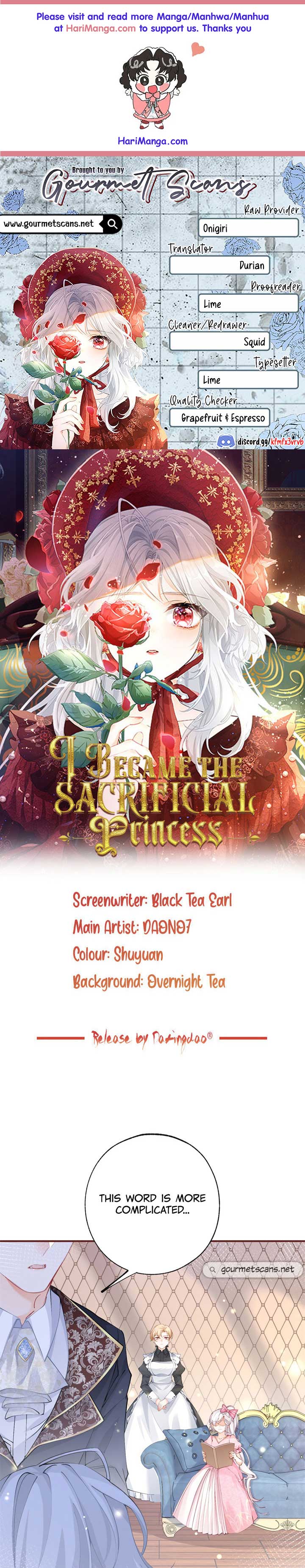 I Became the Sacrificial Princess Chapter 29 - Page 1