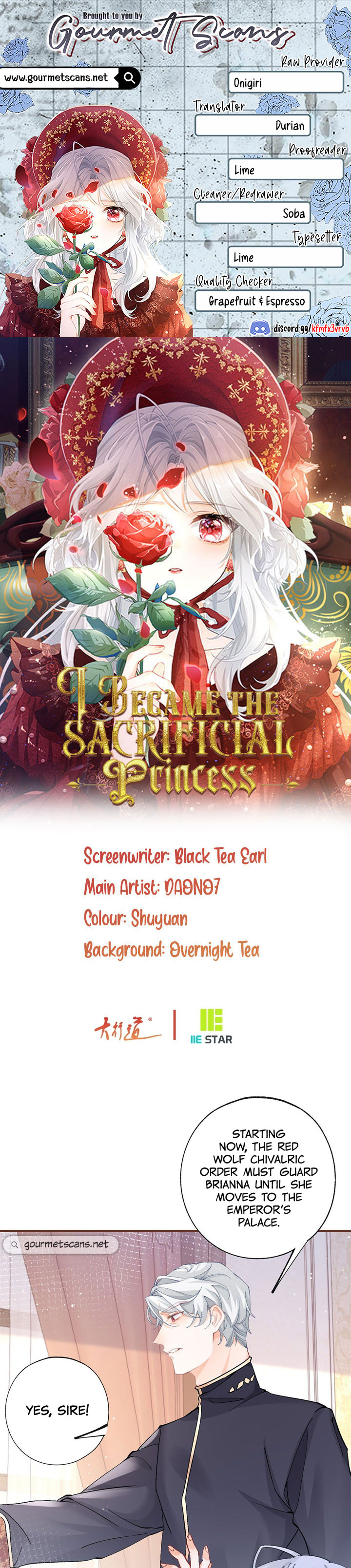 I Became the Sacrificial Princess Chapter 32 - Page 1