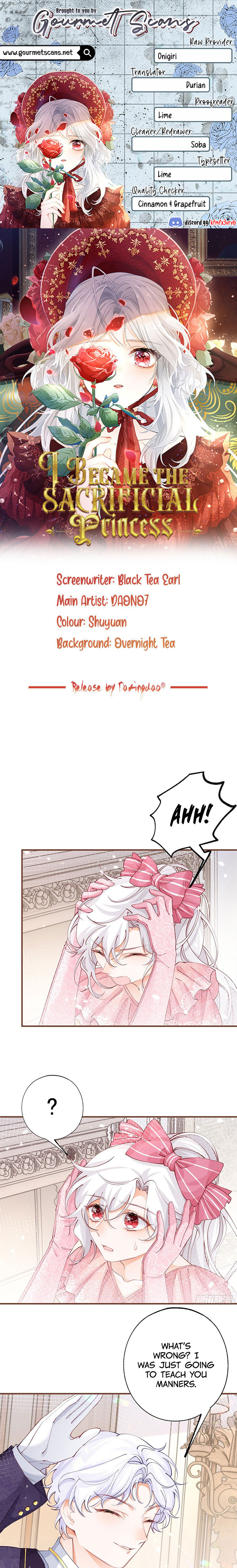 I Became the Sacrificial Princess Chapter 33 - Page 1