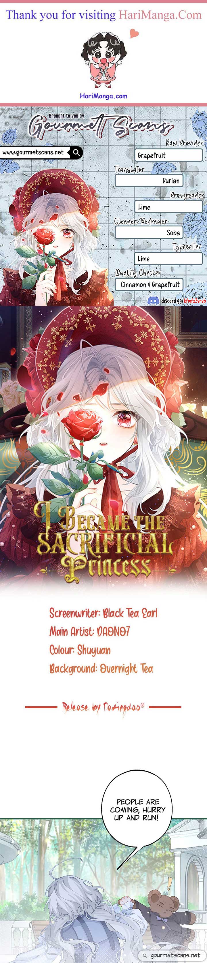 I Became the Sacrificial Princess Chapter 36 - Page 1